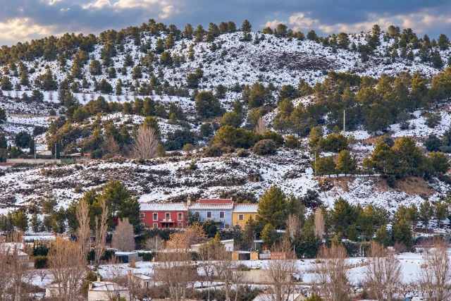 Vista del entorno en invierno