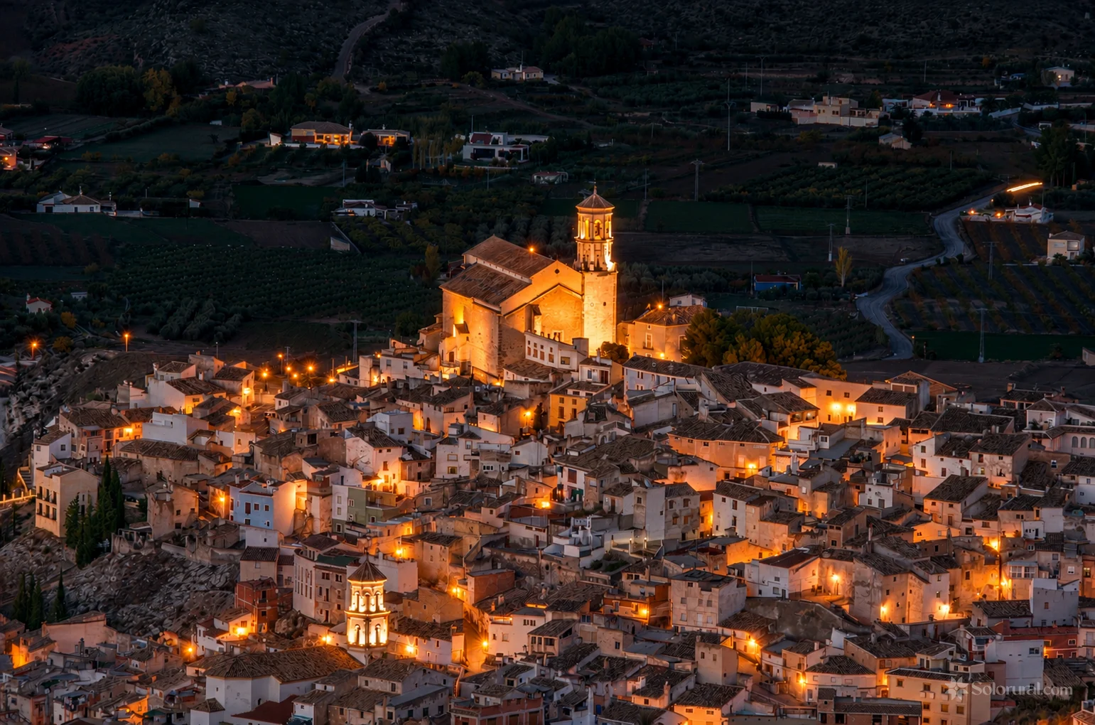 Cehegín de noche