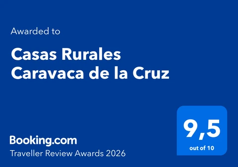 Traveller Review Awards 2026 de Booking.com: Casas Rurales Caravaca de la Cruz, 9,5 sobre 10